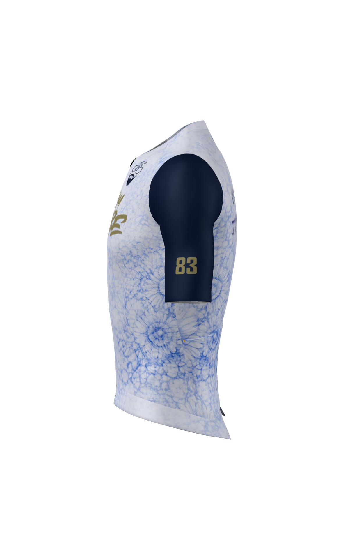 MAILLOT CX PRO 4.0 TEAM BARBE 5ANS GOLD-NAVY
